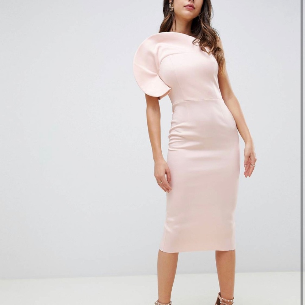 ASOS one shoulder body cone dress  👗🔥🔥